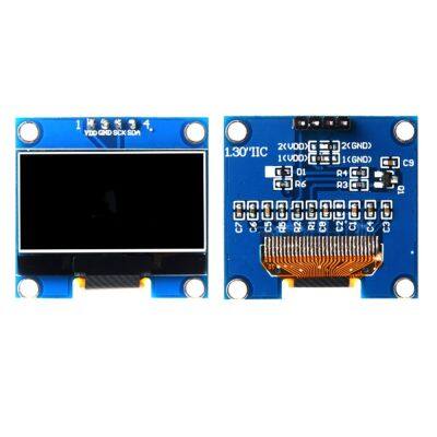 【Flash sale】 1.3นิ้วโมดูลจอแสดงผล Oled 12864หน้าจอ LCD โมดูลจอแสดงผล Oled 4-Pin Iic Interface 7-Pin SPI Interface Sh1106