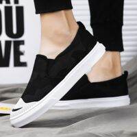 [COD] new shoes mens slip-on style trendy board casual old cloth