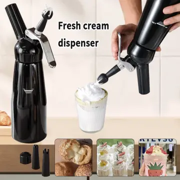 Coffee Dessert Cream Fresh Butter 500ml Whip Dispenser Whipper Cake Foam  Maker