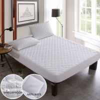 Cover Brushed Fabric Quilted Mattress Protector Waterproof Mattress Topper for Bed Anti-mite Mattress Cover copri rete letto48