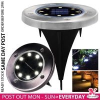 ✲ tqw198 《 ??????????? 》 IP65 Waterproof Solar LED Ground Light Garden Pathway Underground Night Lamp Lawn Lampu Taman 太阳能花园灯