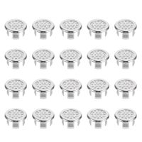 20pcs Kitchen Bathroom Basin Trim Bath Sink Hole Round Overflow Drain Cap Cover Overflow Ring Hollow Wash Basin Overflow Rings