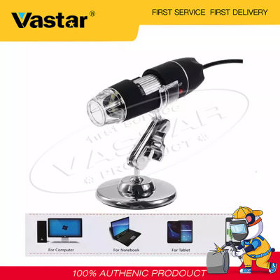 Vastarกล้องไมโครสโคปดิจิทัล,กล้องงูกล้องขยาย2MP1000X/ 1600X /500X 8LED + ขาตั้ง