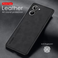 For Realme 10 Case Lambskin Leather Phone Cover Relme Ralme Realmi 10 4G Realme10 2022 Camera Shockproof Soft Frame Slim Coque