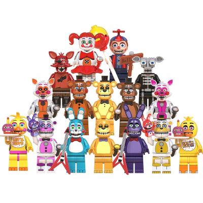 ✟☏✻ ใหม่ ฟิกเกอร์ Five Nights at Freddys Minifigures บล็อกตัวต่อเกมผจญภัย ของเล่นสําหรับเด็ก