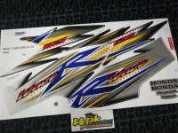 "สติ๊กเกอร์ wave 125R รุ่น 10ปี2005 สีเงิน-ดำ