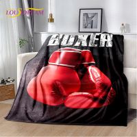 （in stock）3D boxing gloves, soft Combats veLVet blanket, living room, bedroom, sofa, childrens picnic linen decorative blanket（Can send pictures for customization）