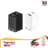 Eloop Adapter USB Fast Charger 30W รุ่น C10 หัวชาร์จเร็ว 2 พอร์ต Type C PD 30W GaN QC 3.0 Adapter ชาร์จไว Notebook Laptop