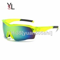 ﹊▨ The new mens sport sunglasses female outdoor cycling sunglasses 9189 Europe and the United States cross-border bicycle wind glasses