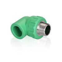 PPR Hot And Cold Water Pipe Fittings Threaded Elbow External Threaded Elbow Plastic Welding Pipe Pipe Fittings Accessories