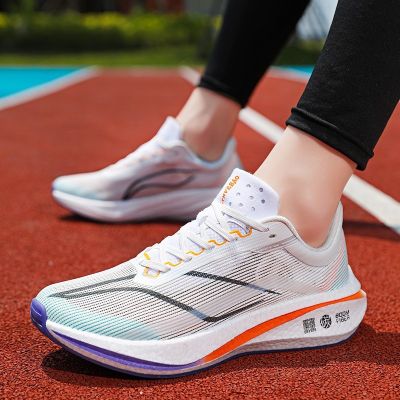 Real Popcorn Carbon Plate Luminous Running Shoes Feidian 3 Red Rabbit Sports Shoes Couple Casual Shoes Wholesale Free Shipping