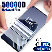 3 ชิ้นฝาครอบ Hydrogel ฟิล์มสำหรับ Oneplus 11 10 9 8 7 Pro ป้องกันหน้าจอสำหรับ Oneplus 9R 8T 7T Nord 2 Pro ฟิล์มนุ่มไม่ใช่แก้ว-Bajinde