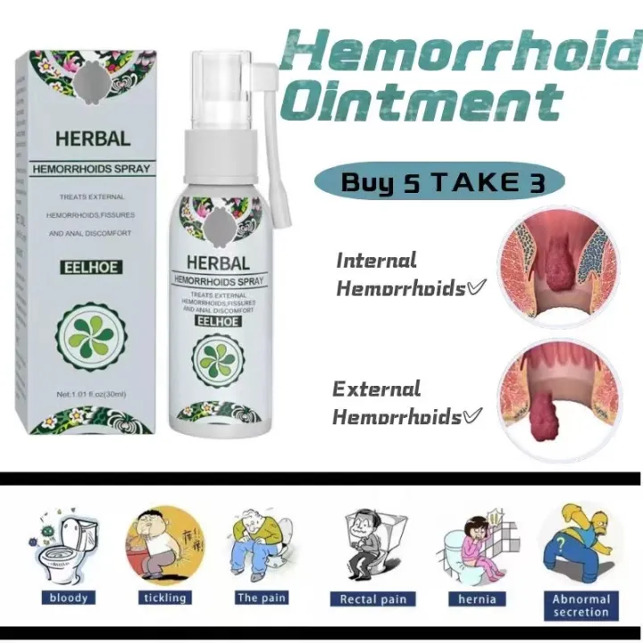 🔥Hot Sale🔥Original And Easy To Use Herbal Hemorrhoids Spray 100Quality Herbal Hemorrhoids Spray