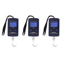 3X Portable Plastic Electric Digital Hanging Scale with Hook Tool Fishing Luggage Different Units Conversions