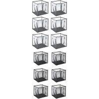 6 Pcs Popup Laundry Hamper Small Collapsible Laundry Baskets with Handles, Portable Mesh Laundry Hamper