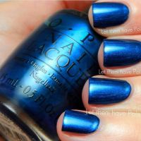 พร้อมส่ง OPI - Unfor-greta-bly Blue ยาทาเล็บสีน้ำเงินเข้มมีชิมเมอร์เล็กๆ Royal Blue shimmer แท้ 100%