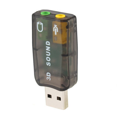 ร้อนการ์ดเสียงภายนอก3.5มิลลิเมตรอะแดปเตอร์ USB อินเตอร์เฟซเสียง3D ชุดหูฟัง USB อินเตอร์เฟซไมโครโฟนหูฟังสำหรับคอมพิวเตอร์ USB การ์ดเสียง