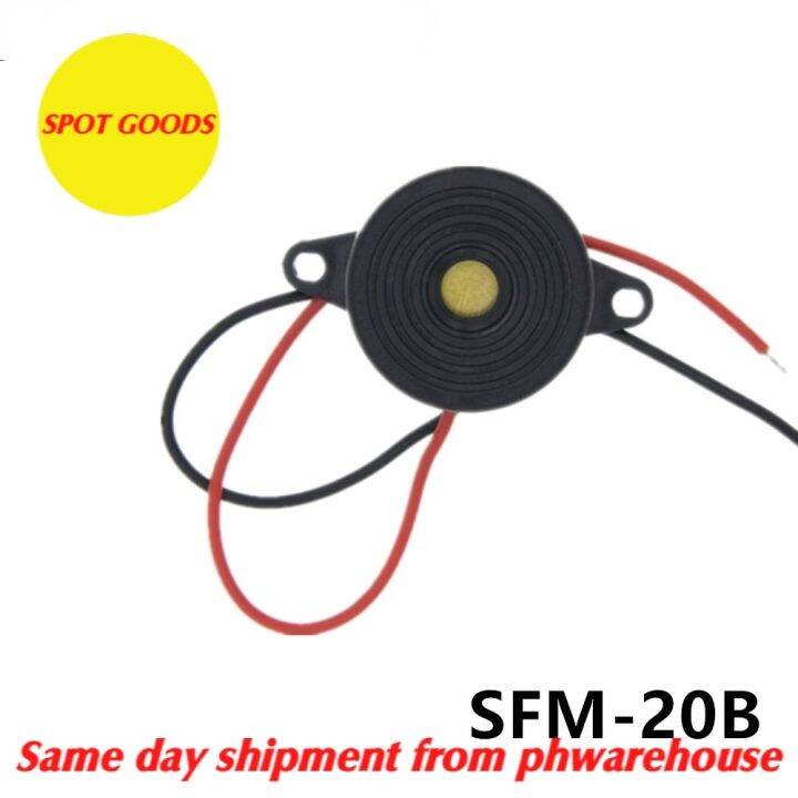 Cicalino Elettronico Piezo DC 3-24V | Allarme Acustico Continuo 85 DB | Per Auto, DIY, Allarmi | Con Filo Di Piombo - Foto 8