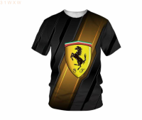 Signature (สต็อกเพียงพอ) F1 Scuderia Ferrari2023 3D T-Shirt 43คุณภาพสูง size:S-5XL