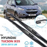 อุปกรณ์เสริมรถยนต์ที่ปัดน้ำฝนหน้าใบมีดไม้เช็ดรถ Ix35แบบ J สำหรับ Hyundai Tucson 2010 2011 2012 2013 2014 2015 LM