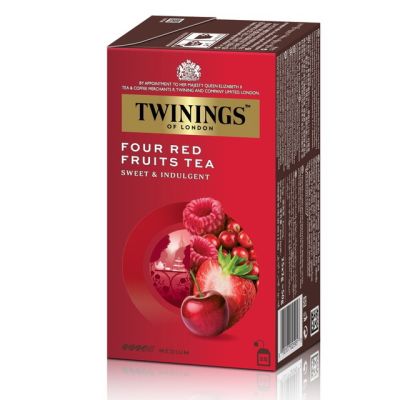 Twinings Four Red Fruits tea ชาทไวนิงส์ โฟร์ เรด ฟรุ้ต