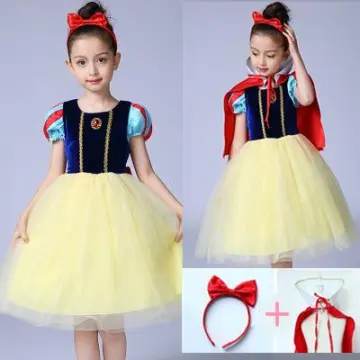 Infant Disney Snow White Blue/Yellow Princess Dress with Headband