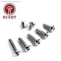 ♘✘ 304 GB818-85 M1.6 M2 M2.5 M3 Cross Recessed Pan Head Screws Stainless Steel Machine Screw Philips Wood Screw 20/50/100 PCS