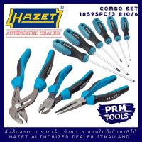 HAZET 1859SPC/3 810/6 ชุดคีม 3 ชิ้นพร้อมชุดไขควง 6 ชิ้น Pliers/Screwdriver Combo Set