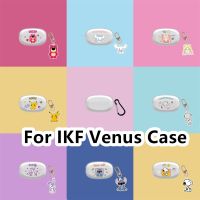 READY STOCK! For IKF Venus Case Transparent Cartoon Pattern for IKF Venus Casing Soft Earphone Case Cover