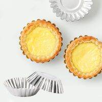 【hot】 Meibum Egg Tart Molds Reusable Baking Cups Tins Pudding Jelly Fruit Non-stick Bakeware !