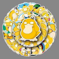 〖Margot decoration〗 Pokemon 50 PCS Up To Duck Graffiti Stickers Cartoon Japanese  DIY Skateboard Mobile Phone Luggage  Waterproof