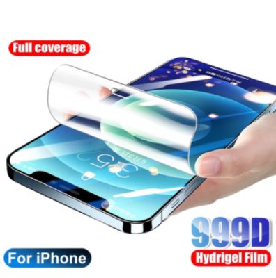 [spot goods66] ฟิล์มไฮโดรเจลสำหรับ Iphone 6 6วินาที7 8 5วินาที5 5C SE 11 12 11 12 14 Pro ป้องกันหน้าจอกรณีความปลอดภัยสำหรับ Iphone 5วินาที SE 4วินาที Xs MAX บวก D