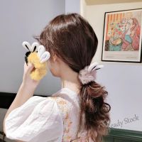 【Ready Stock】 ✤❂﹊ C18 Cute Bunny Ears Hair Band Ball Head Tie Hair Rubber Band Korean Fashion Hair Accessories