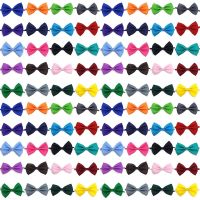 【HOT】✤№● Wholesale 50 / 100Pcs Adjustable Dog Bow Tie Neck Bows Collar Accessories