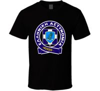 Men Tshirt Greece Greek National Police Logo T Shirt Gildan