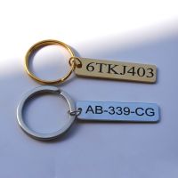 【LZ】▼  Personalizado License Plate Keychain Chaveiro personalizado do telefone Metal Estilo Minimalista Presente para amigos e amantes