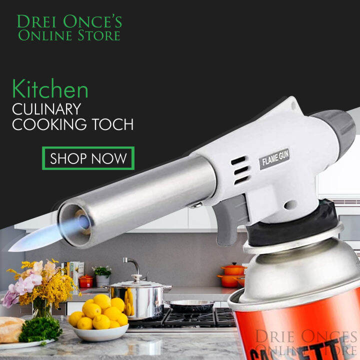 Kitchen Blow Torches Professional Chef Butane Culinary Cooking Torch