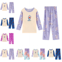 Korean Pyjamas Comfortable Round Neck Sleepwear Cartoon Unisex Kids Pajamas Korean Sleepwear Baby Pyjamas Baby Clothes From 0