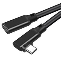 ชนิดข้อศอก-C สายพ่วงตัว C ตัวผู้ Usb3.2ด็อกข้อมูล C สายคอมพิวเตอร์ไปยัง Vr ตัวแปลงตัวเปลี่ยนสาย VGA ตัวเมีย