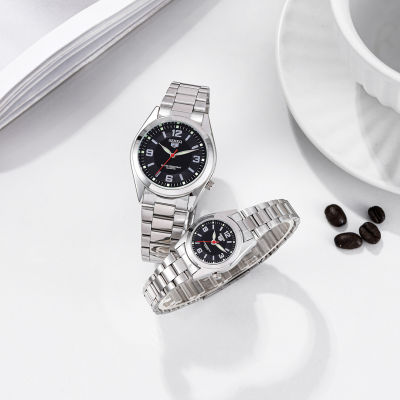 SENKQ นาฬิกาข้อมือ นาฬิกาผู้หญิง นาฬิกาธุรกิจ นาฬิกาแฟชั่น สายสแตนเลส นาฬิกาควอตซ์ กันน้ำ หน้าปัดขนาดเล็ก รุ่น 1102