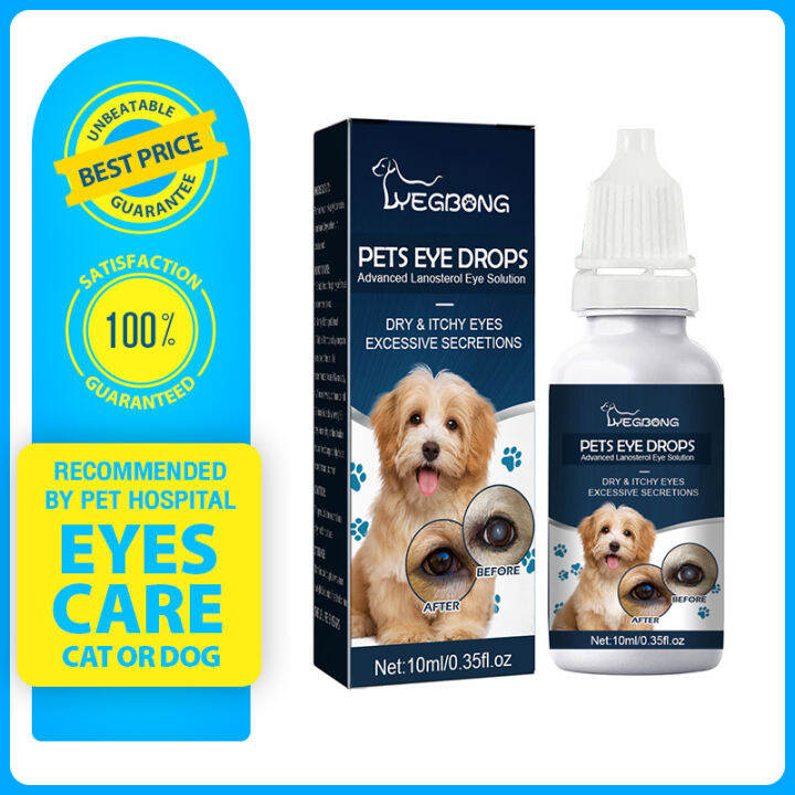 10ml Pet Eye Drops For Therapeutic Eye Lubricant Drops For Dogs And