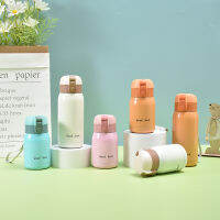 Thermo แก้ว Candy น่ารัก Mini Thermos ถ้วย200Ml350Ml การ์ตูนขวดน้ำร้อนสแตนเลสเด็กความร้อนแก้วกาแฟกระติกน้ำสูญญากาศ