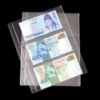 10100Pcs Money Banknote Paper Money Album Page Collecting Holder Sleeves 3-slot Loose Leaf Sheet Album Protection