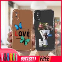 เคส VIVO Y30 Y21S Y20S Y12i Y12S Y12 Y20 Y91C Y21 2021 Y15S Y91 Y30i Y93 Y95 Y15 Y17 Y53 Y50 Y53S Y51 2020 Y51A Y15A Y10 Y76 Y33S Y1S Y11 Y31 Y20i Y91i Y90 Y51S Y12A ดอกไม้และผีเสื้อเคสโทรศัพท์ลาย Love