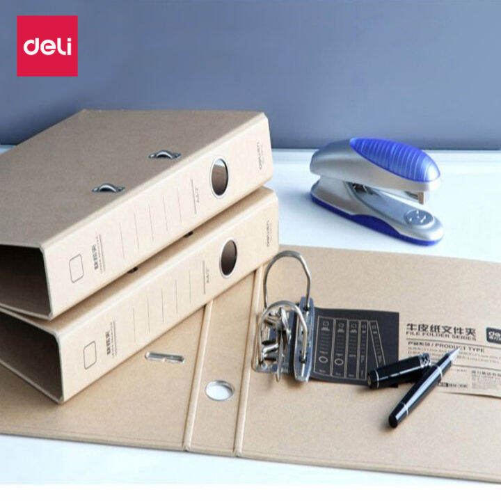 Deli Leather Paper Folders Hardboard Folders lever arch file 2hole