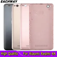 ที่อยู่อาศัยสำหรับประตูหลัง Xiaomi Redmi 4A เคสคลุมแบตเตอรี่พร้อมปุ่มปรับระดับเสียงอะไหล่ใหม่สำหรับ Redmi 4A ฝาหลัง