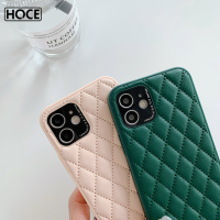 HOCE เคสโทรศัพท์หนังพียูหรูหรา,เคสลายตารางสำหรับ iPhone 7 8 Plus 13 12 11 Pro Max X XS Max XR ฝาหลังป้องกันการกระแทก