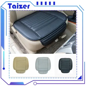 Universal Car PU Leather Front Seat Cushion w/ Bamboo Charcoal