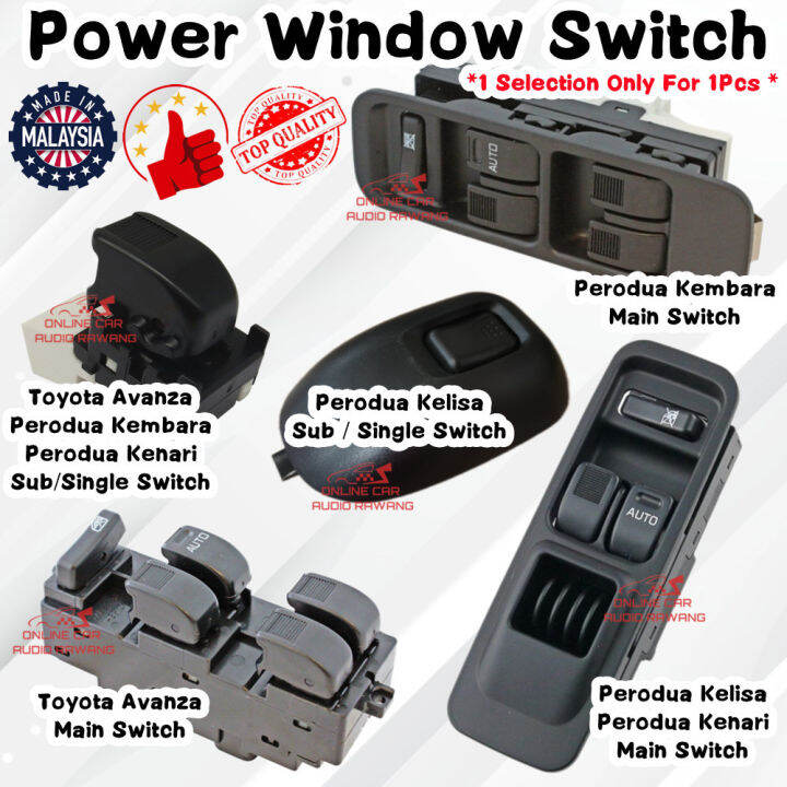 Perodua Kelisa/Perodua Kenari/Perodua Kembara/Toyota Avanza Power