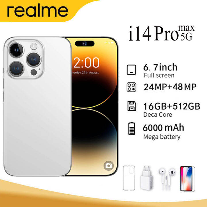 Realme I14 Pro Max 20228gb256gb 5000mah Battery 65 Large Display